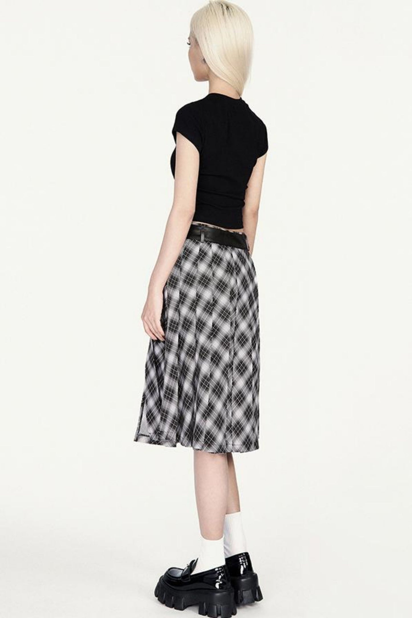 ドリーミープリーツスリムスカートセットアップ