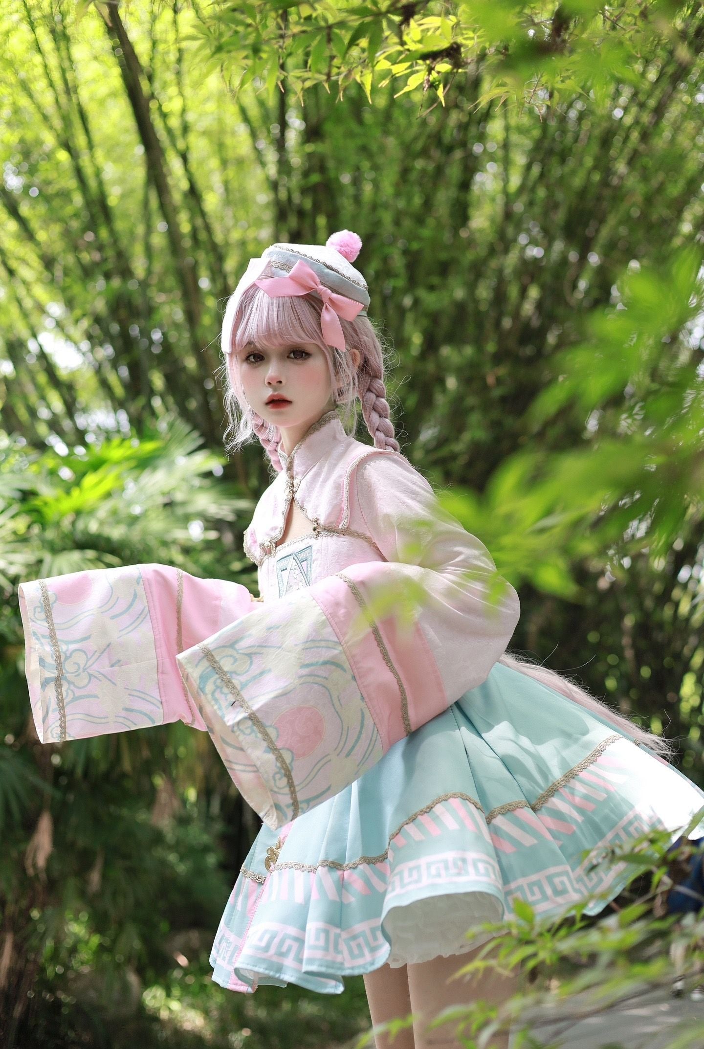 スイートハット予約シージャケット+キョン+ピンリボン製品クロリー+ドレスリトル