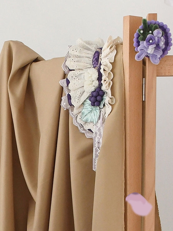 Grape Decorated Hairband Purple