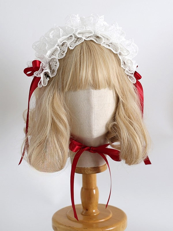 Color Details Sweet Options Ruffled Lolita Bowknot 9 Hairband