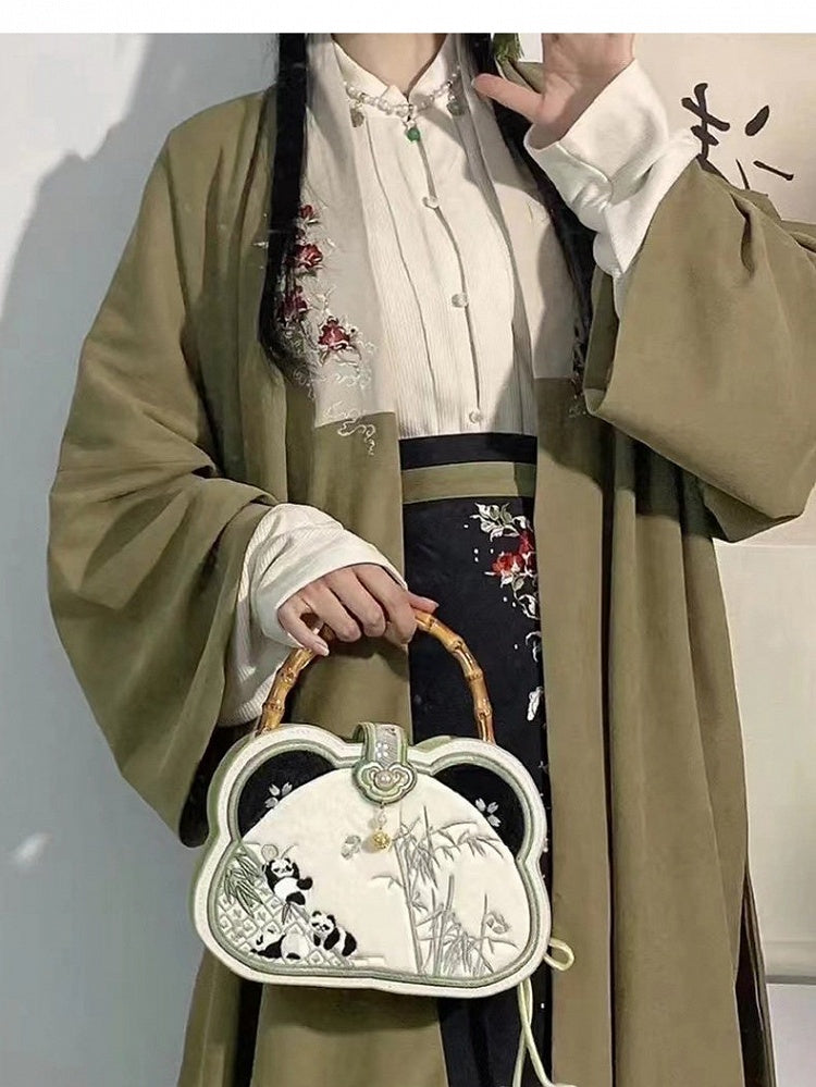 Traditional Panda Bamboo Bag - Miss Cat