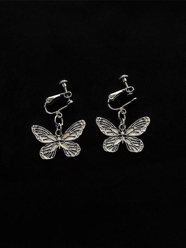 Gothic Earrings Design Butterfly