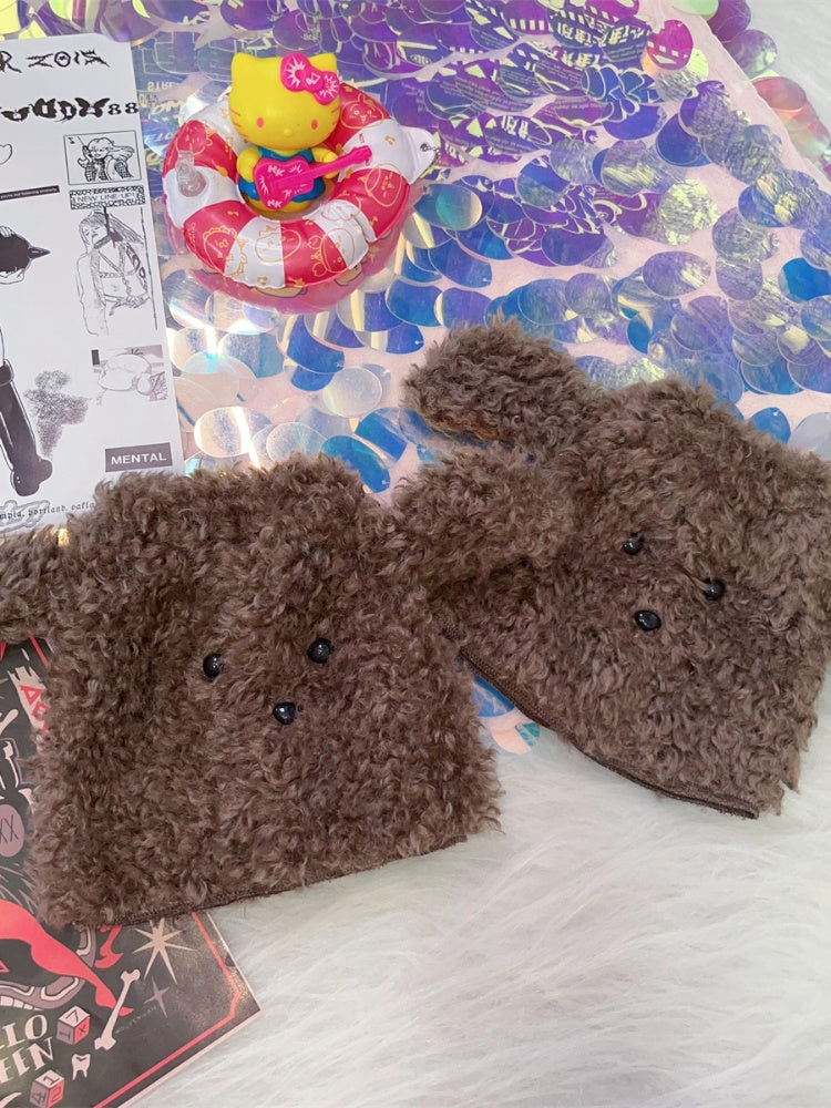 Puppy Ears Design Leg Warmers