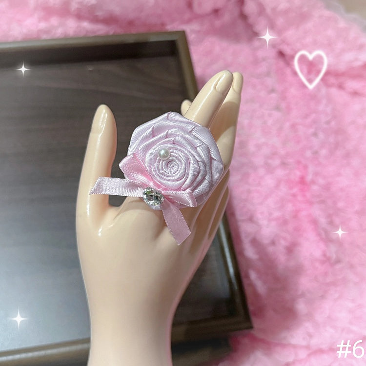 with Pink Hime Heart Fashion Sweet Gyaru Style