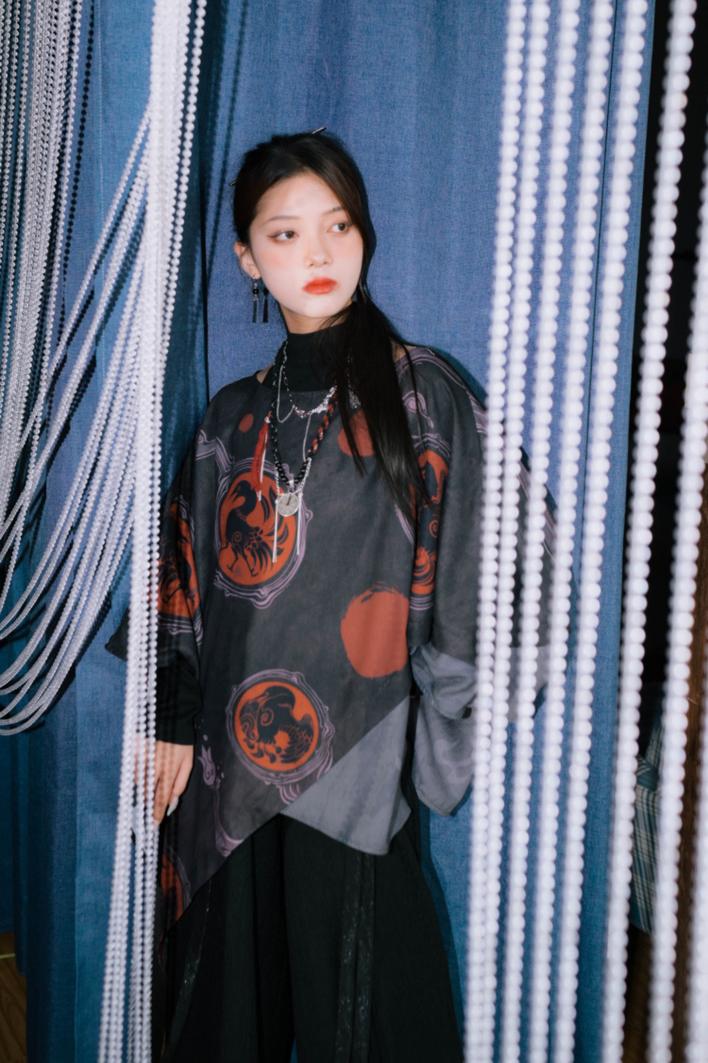 スタイルモード スモックトップケープ ルーズ