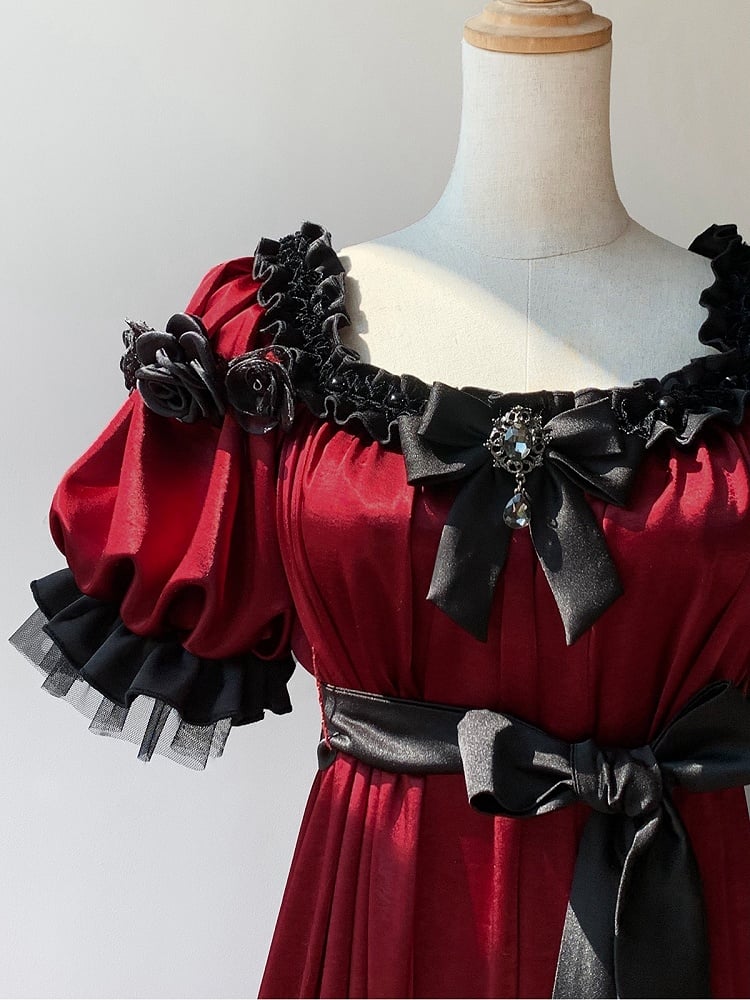 白い花柄ドレスアクセサリー