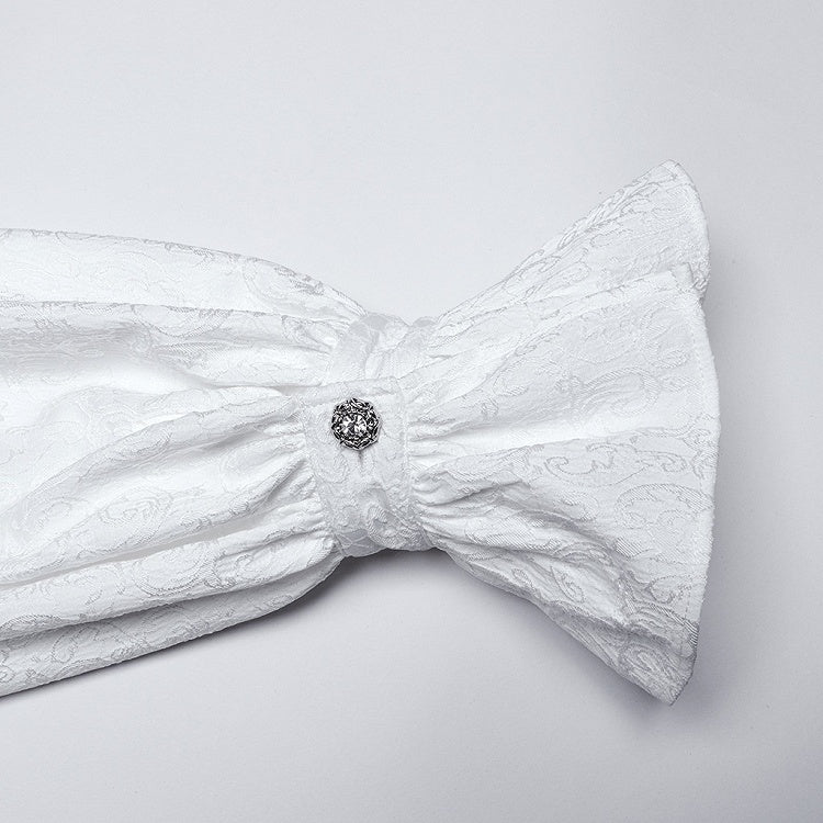 Goth Men's Collar Palace White Shirt Gorgeous Stand