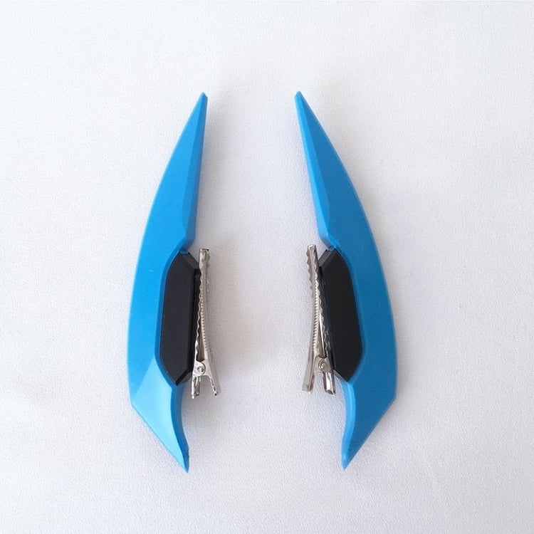 Gray/White/Blue/Black Hairclips Pointed Cyberpunk Horn Fashion
