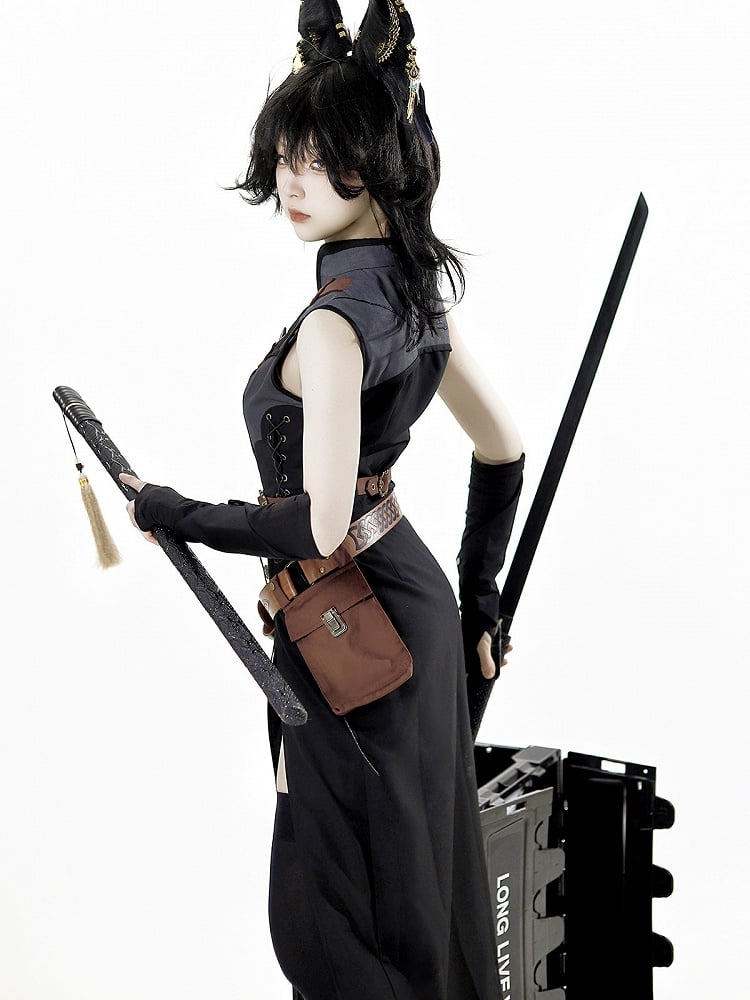 Bag Wasteland Punk Brown with Belt Waist