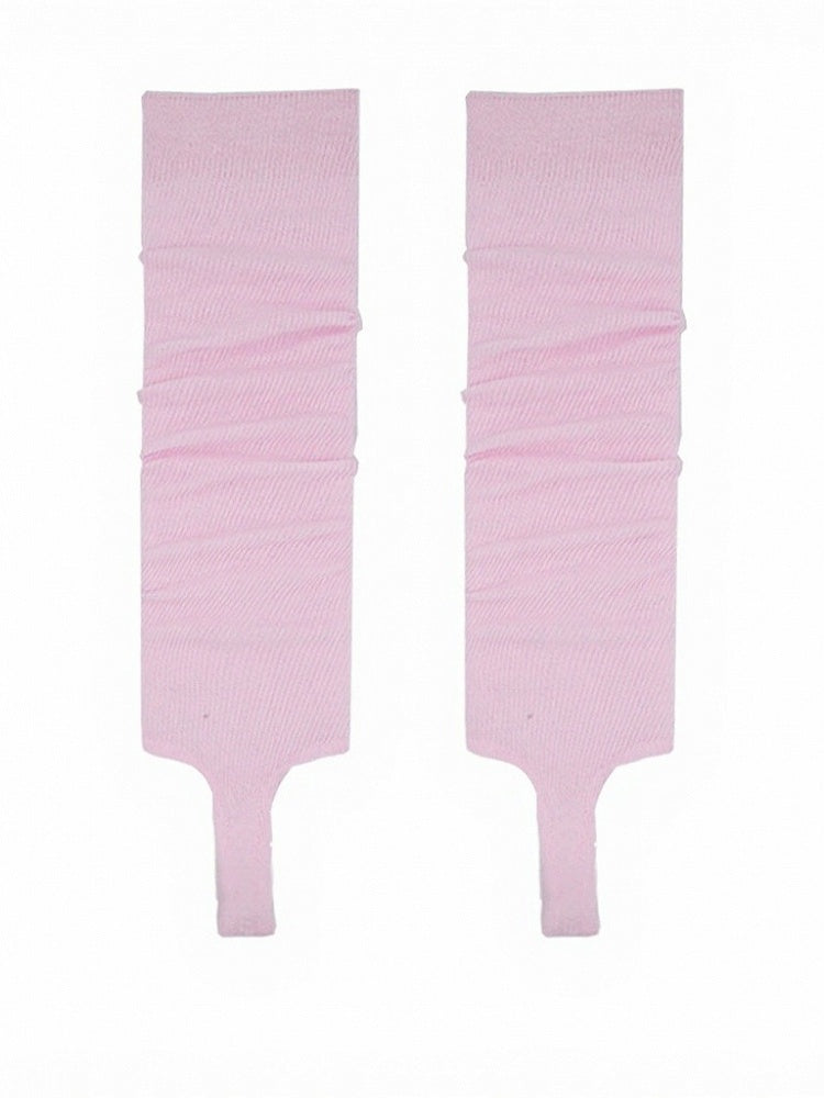 Ribbed Trim Striped Calf Socks in 5 Colors - ModaSwings