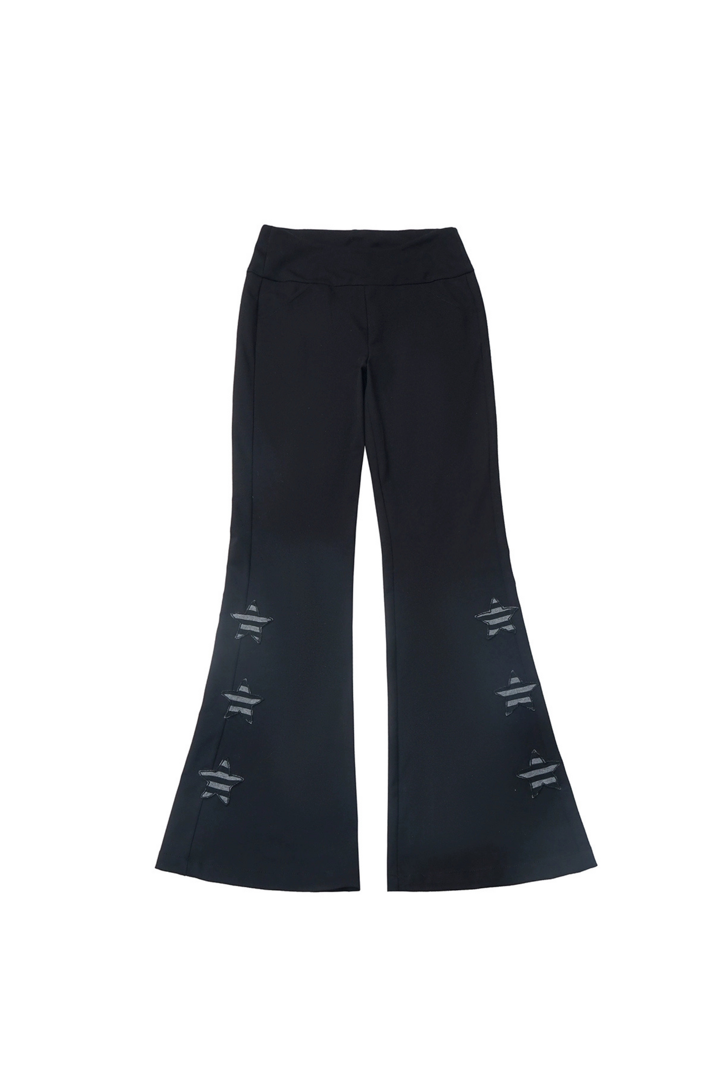 トップパンツイラスト + ガールサブカルチャーレースアップフレア