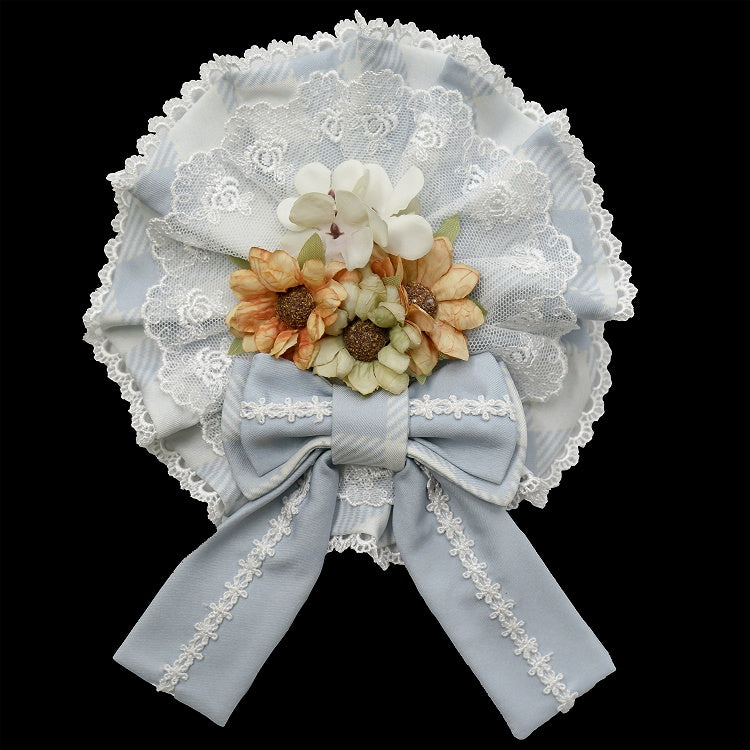 Blue Floral Hairclip