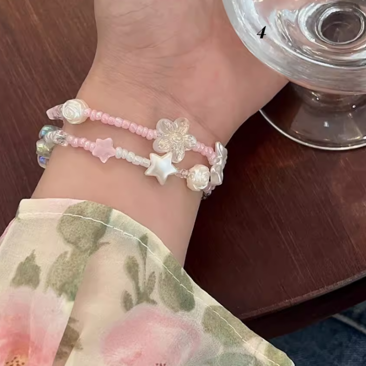 Y2K Macron Gummibärchen Halskette Ring Armband