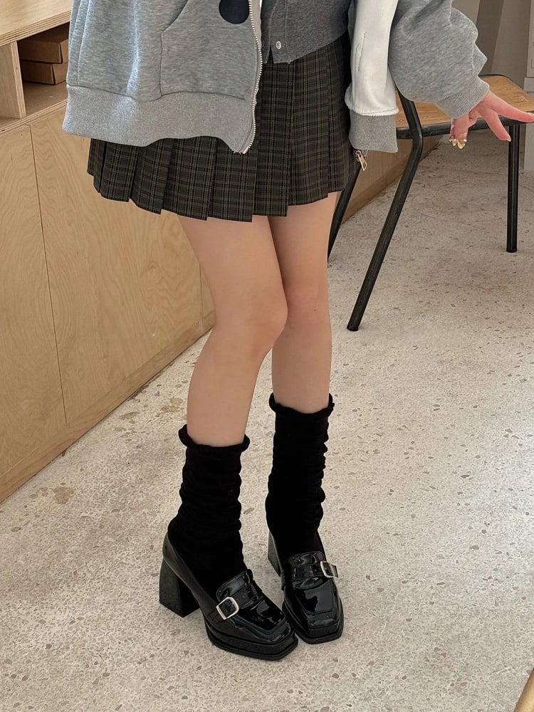 Socks Casual (Playful Style) Ruched Elastic