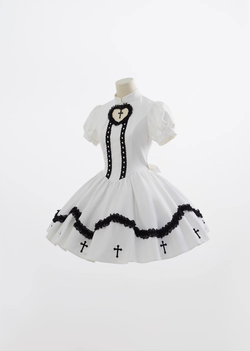 Subkultur Lolita Kleid Y2K Cross