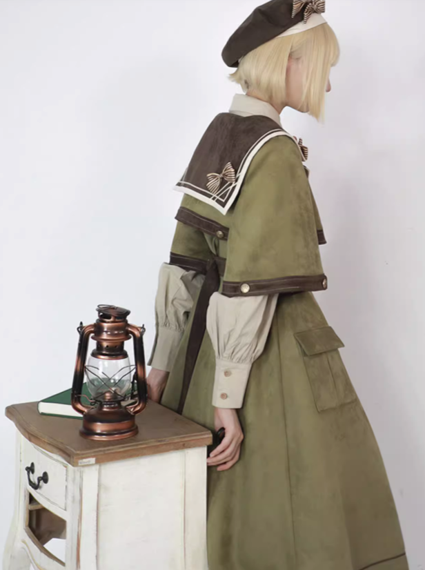 アーミーボリュームロリータドレス