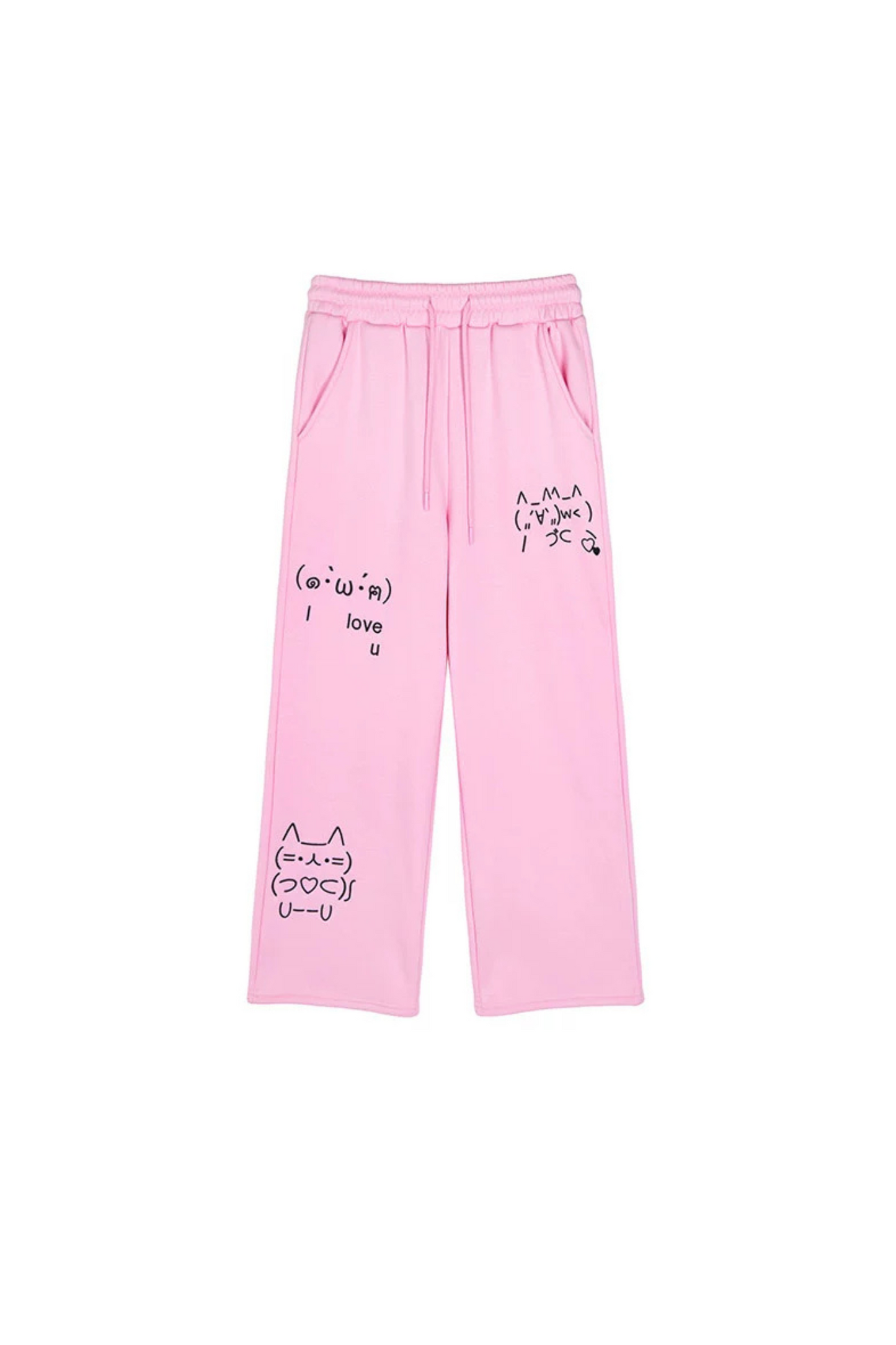 Leg Boa Hooded + Computer Hoodie Sweatpants Straight