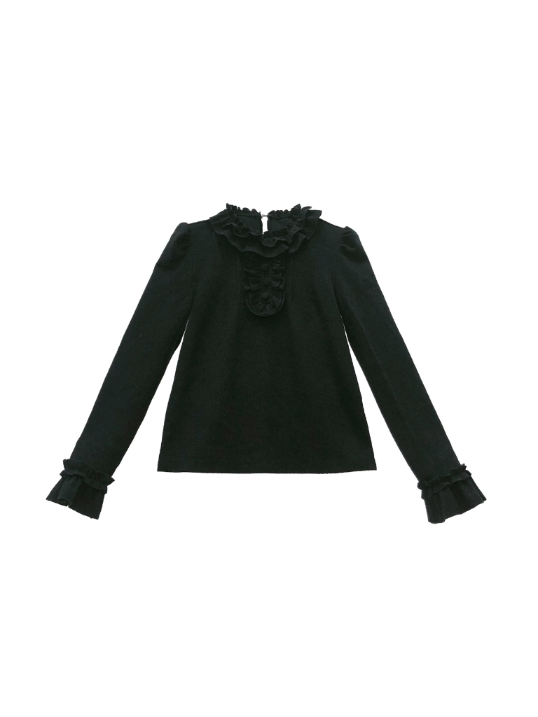 Rüschen Rüschenrock Hosenträger + Top Karo