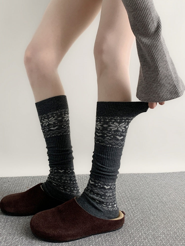 Isle Pattern (3 Leg Fair Ribbed Warmers Colors)
