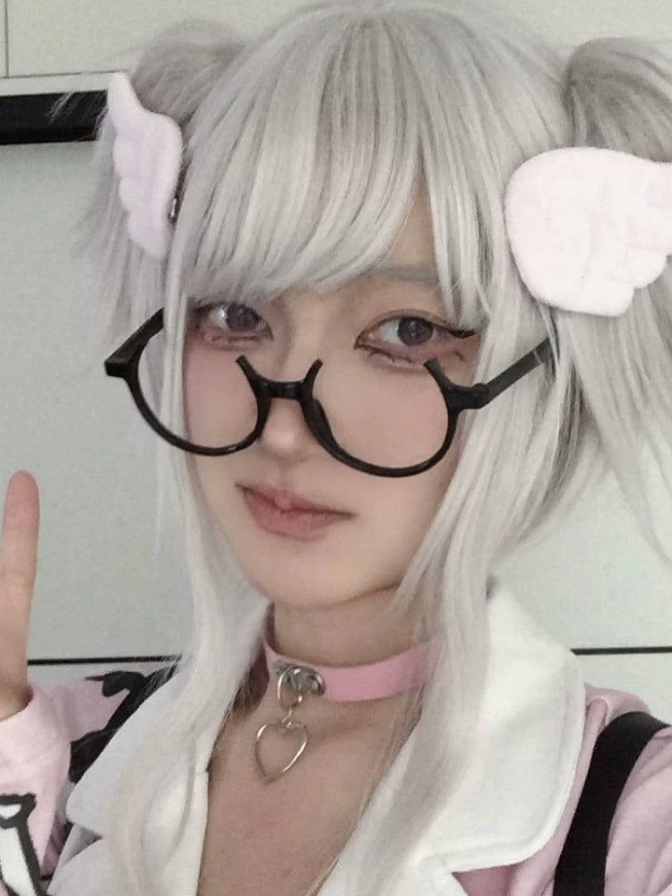 Kawaii Black Round Glasses Frames - Magic Diary