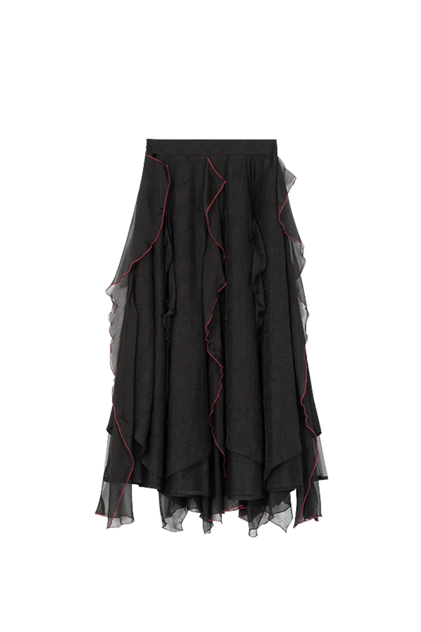 ビスチェ + クラッシュヘビーローズスカート