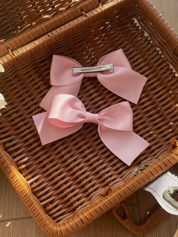 Lolita Simple Bow Hairclips