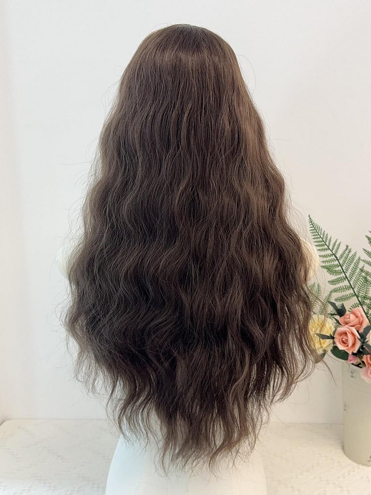 Bangs 60CM with Wig Curl 3 Color Options Wool