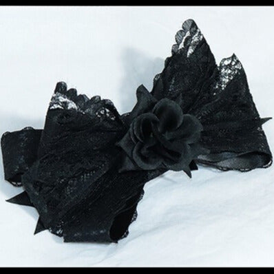 Bowknot Floral 4 Design Color Options Hairclip Trim Lace