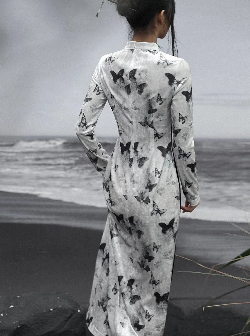 Long Dress Mode Butterfly