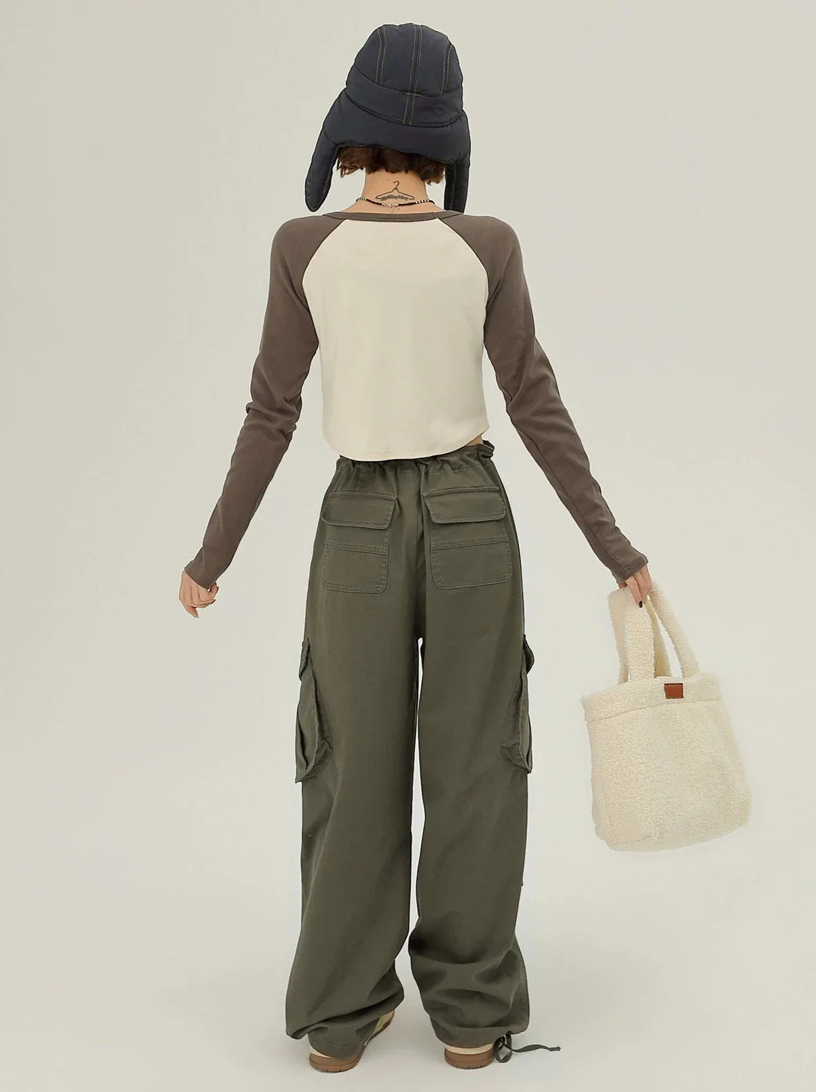 Wide Cargo Fold American Pinch Pants