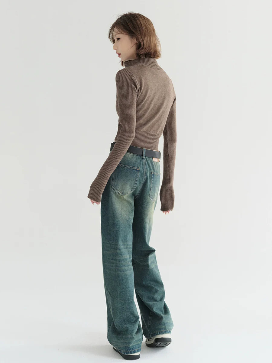 Osh Pants Denim Wide Retro