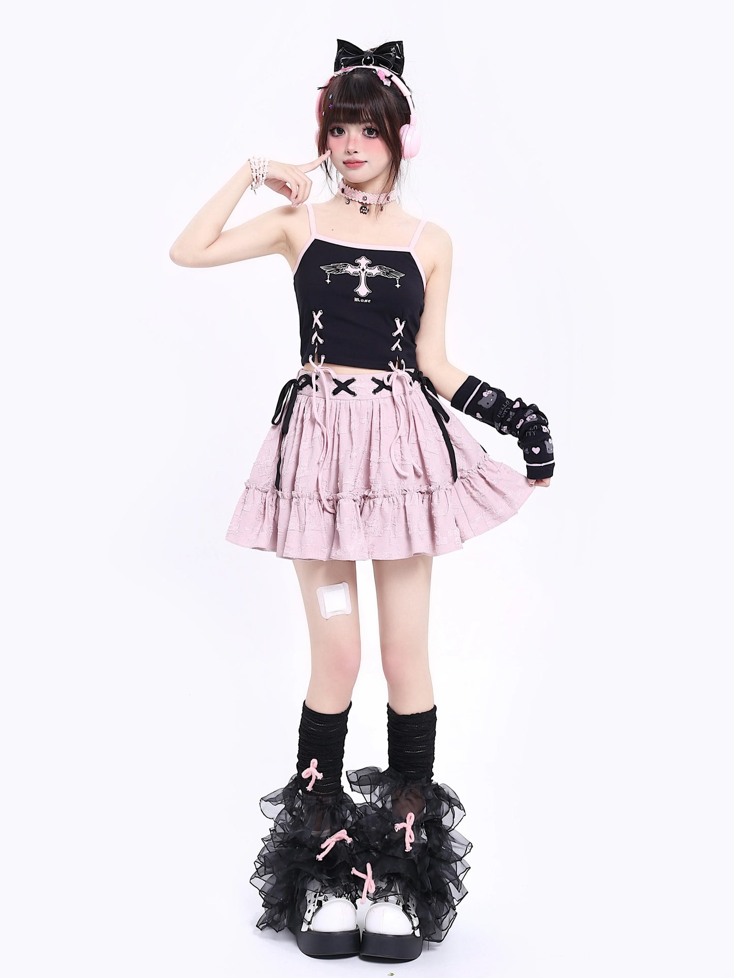 Summer Camisole Cross Lace-Up