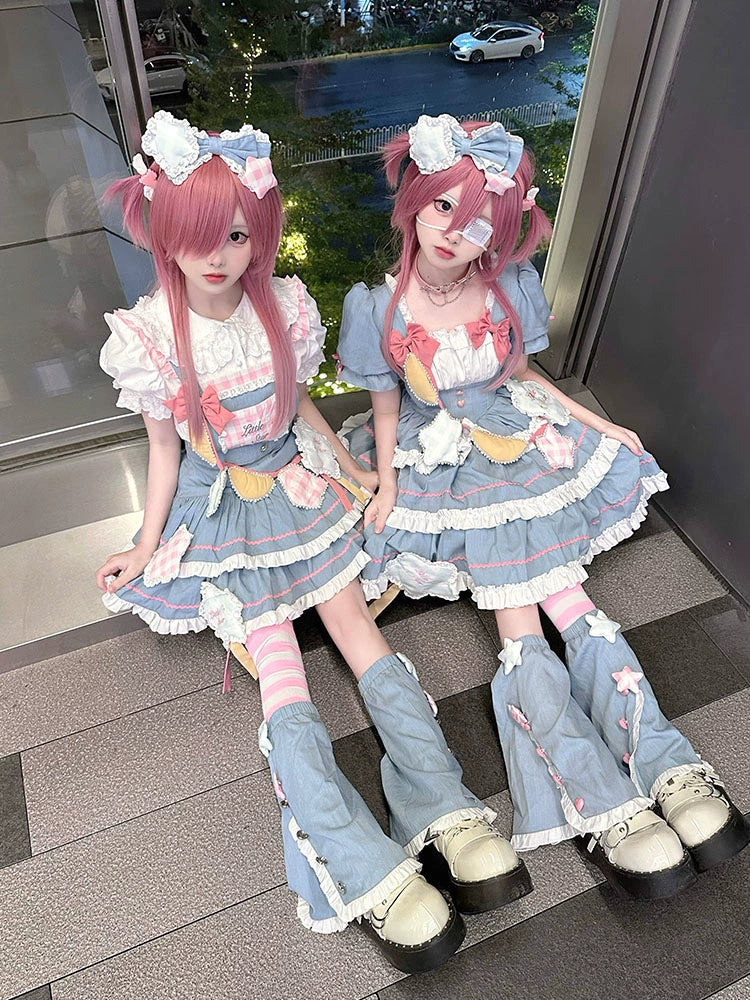 サスペンダーパーティーガーデンドレスジェミニ