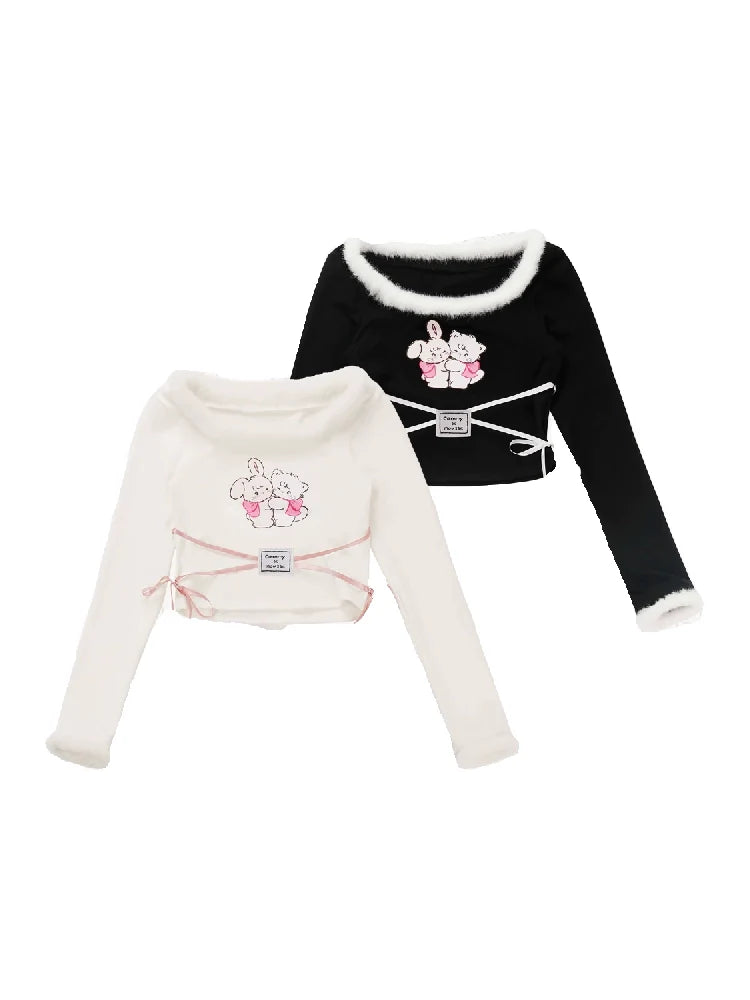 Color Print Ribbon Square Far Cute Ball Baystops