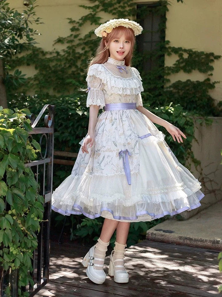 Edwardian Light Princess Summer Ruffled Lolita Dress