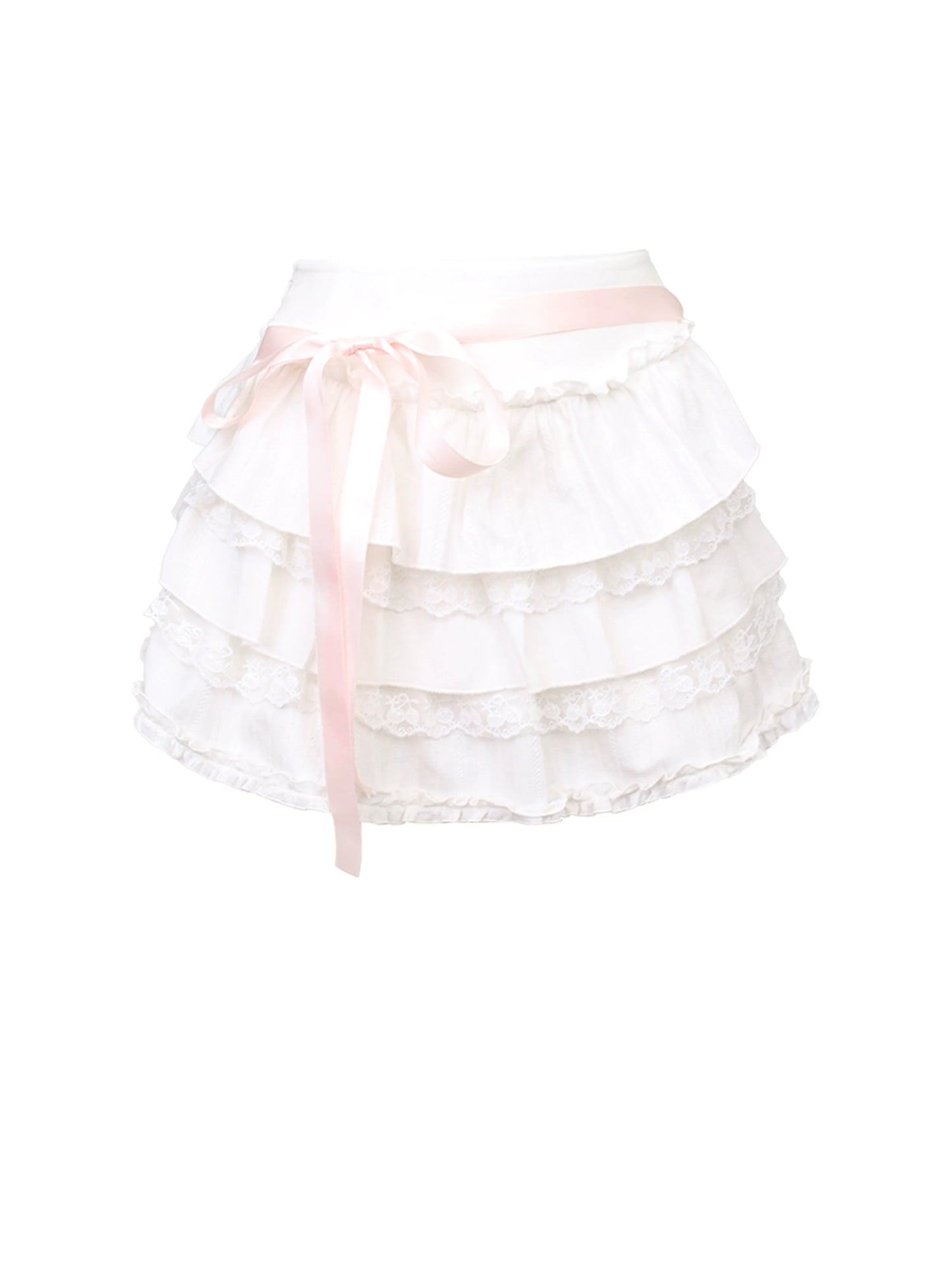 Jacket High-waist Satin Faux Top Two-piece Pink Skirt