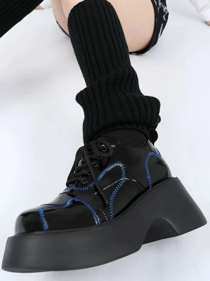 Blaue Modeschuhe Dunkel