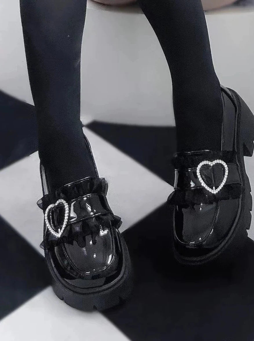 Design Shoes Mine Pearl Heart