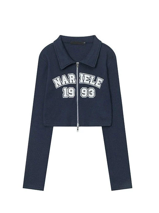 American Tops Short mit Reißverschluss