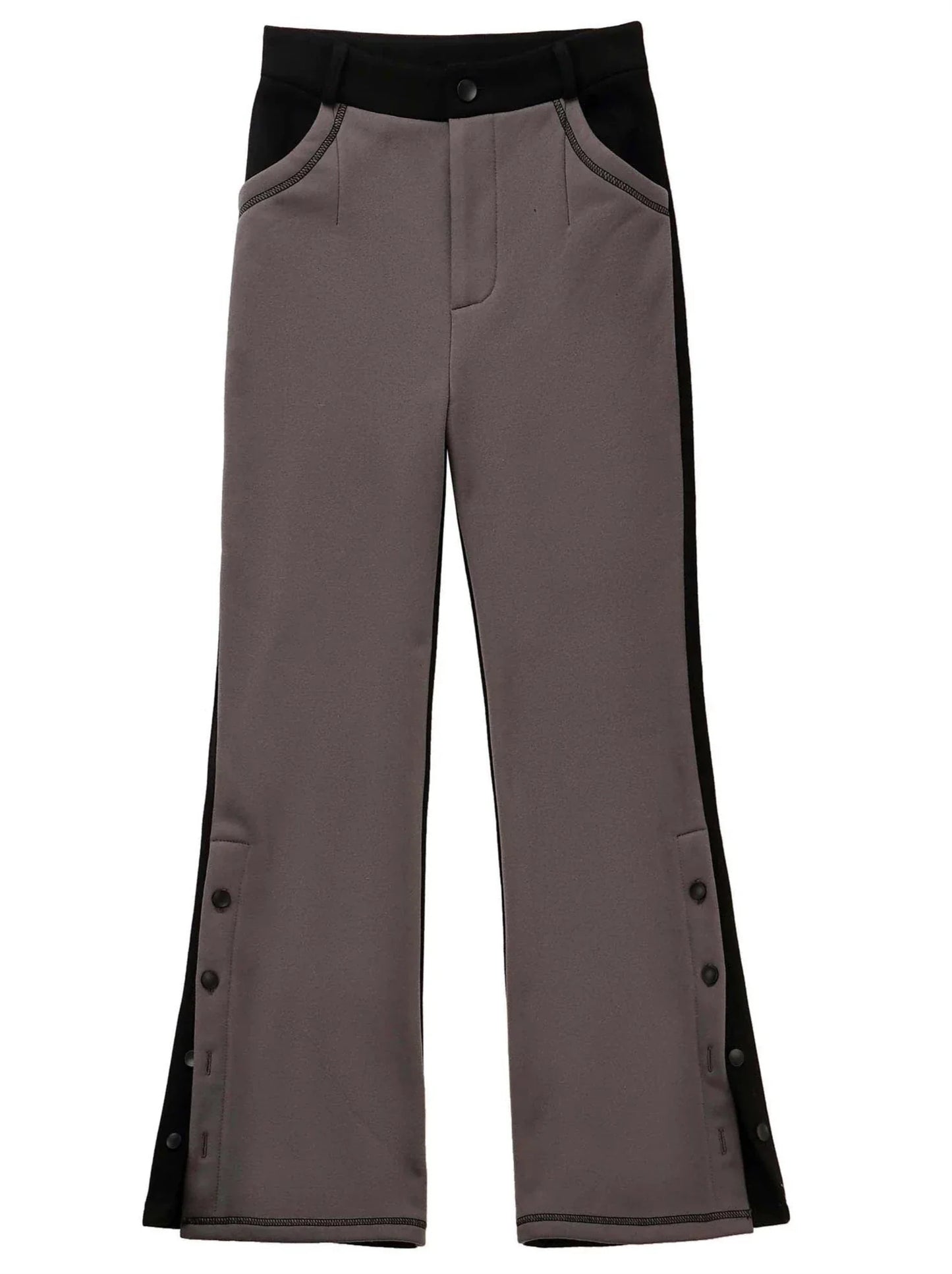 Parker-Hosenrock mit kontrastierendem Reißverschluss und Hasenohren