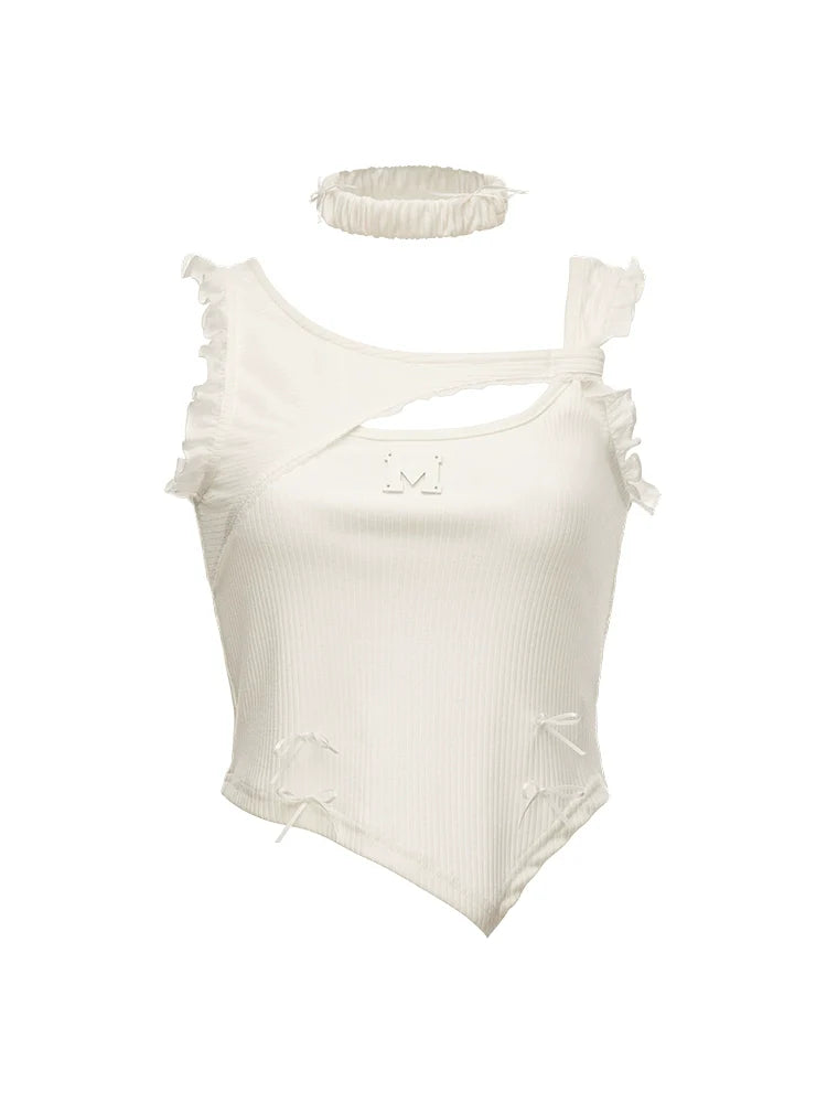 Ärmelloses Engel-Teufelsoberteil