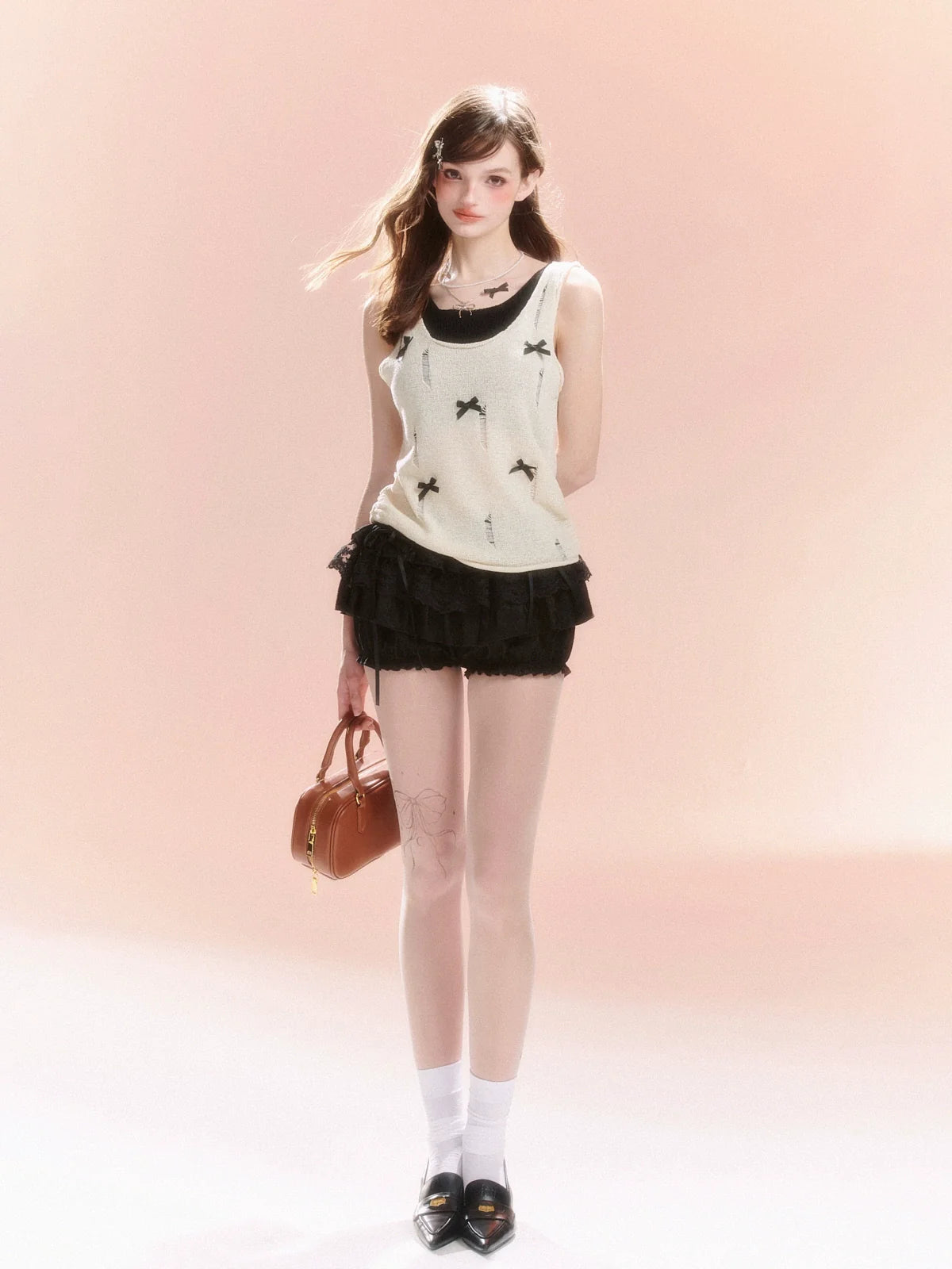 Sommer-Top-Tanktop mit Banddefekt