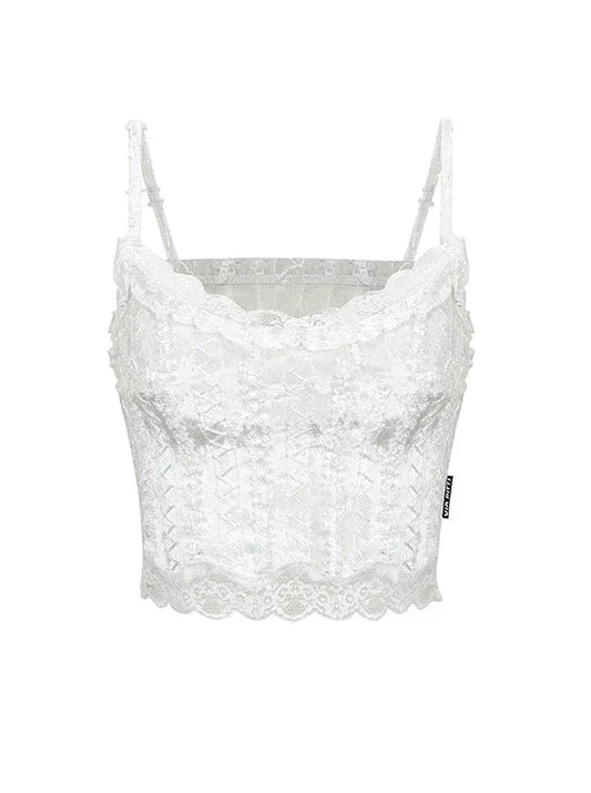 Lace Velvet Camisole