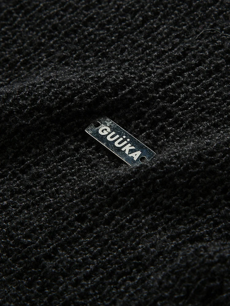 Kurzer Damaged Knit Sommer