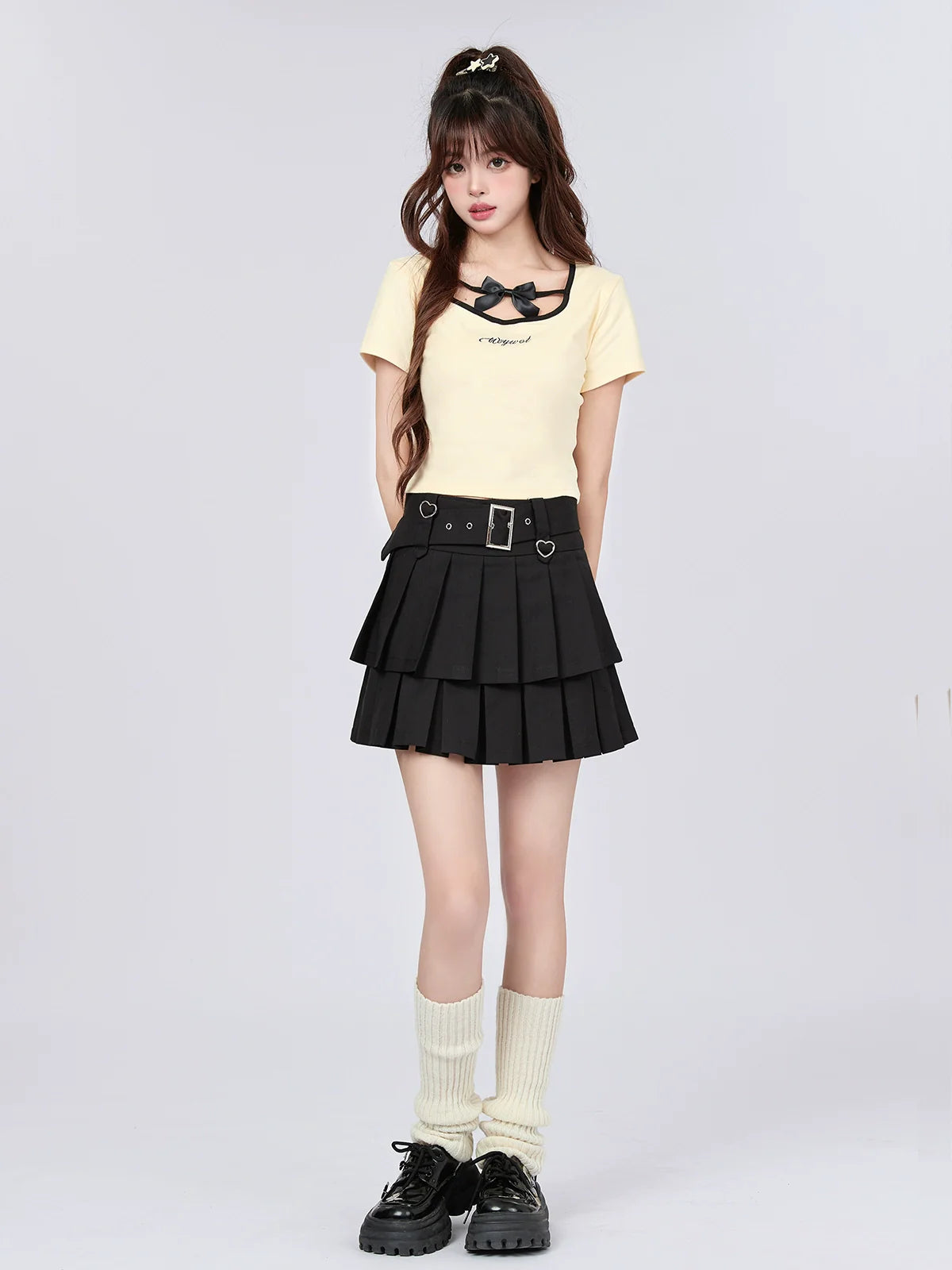 Ribbon with Short T-shirt