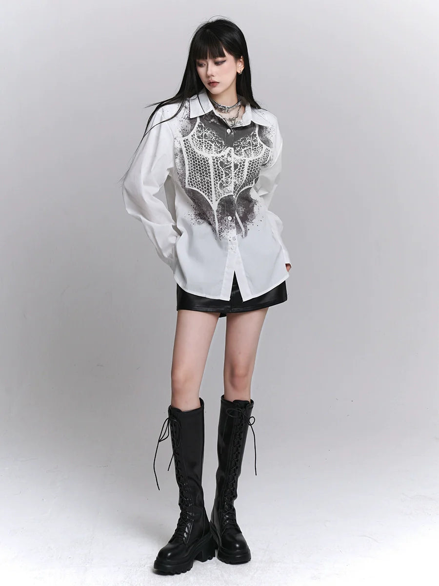 Shirt Dark Girl Ghost Mode