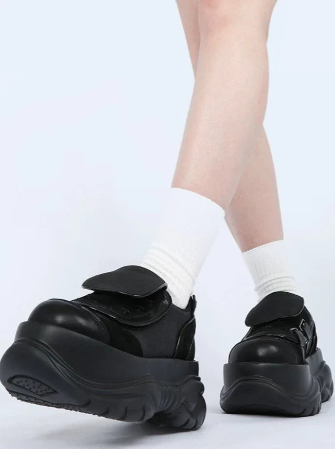 Shoes Macaron Little Black Dark