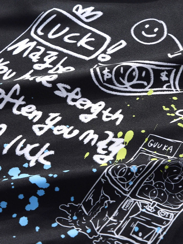 Ink Paint Art Summer Design Shirt Mode