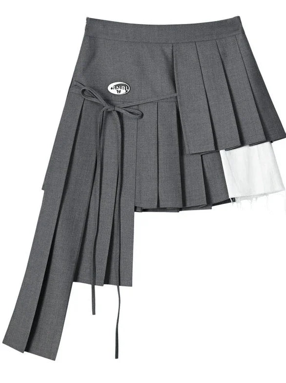 トップガール + キャミソールスカートモード アシンメトリー