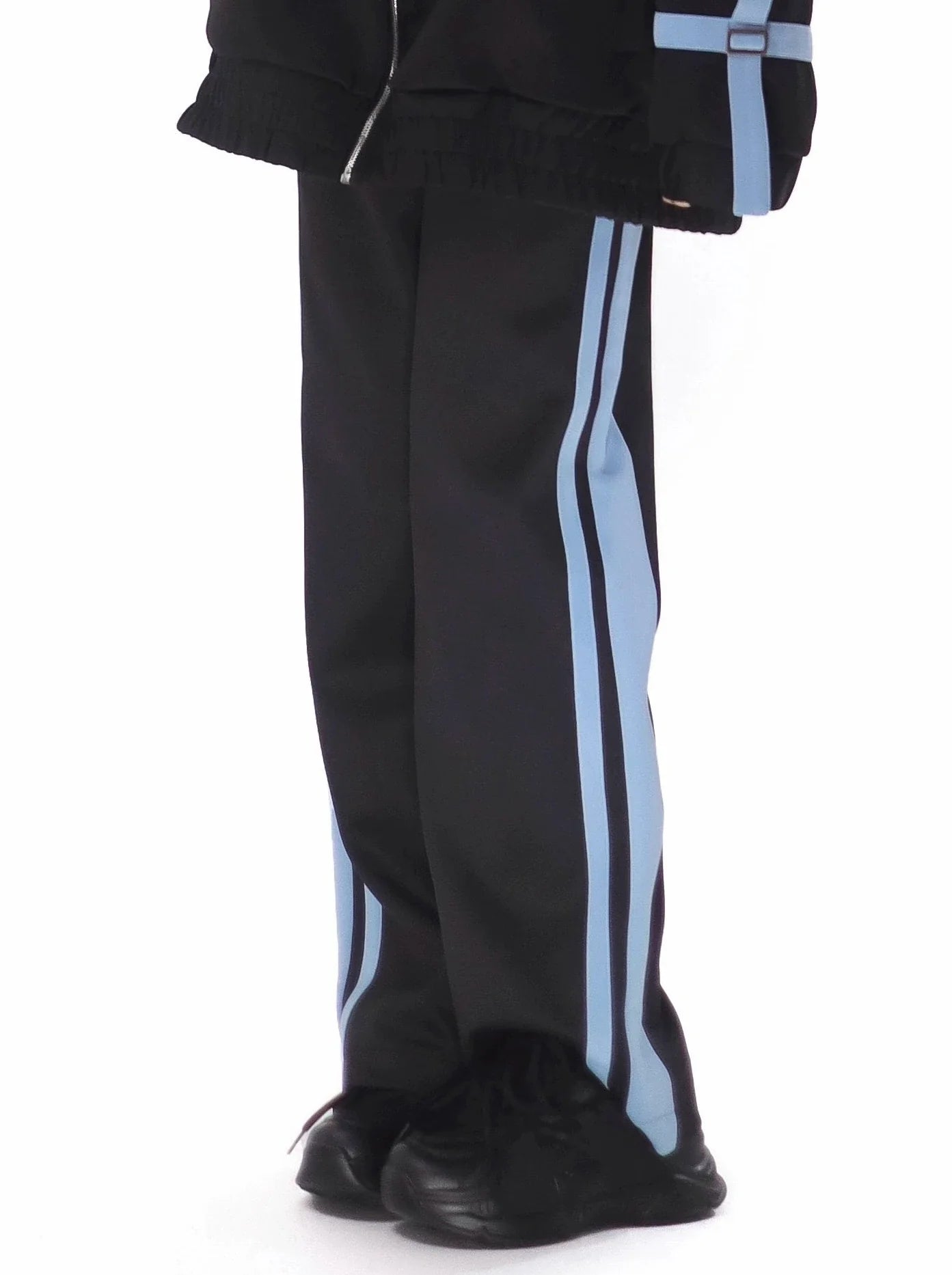 レッグショーツ ジャケット サブカルチャー ウォーマー ヘッドバンド ダークパンツ スポーティ